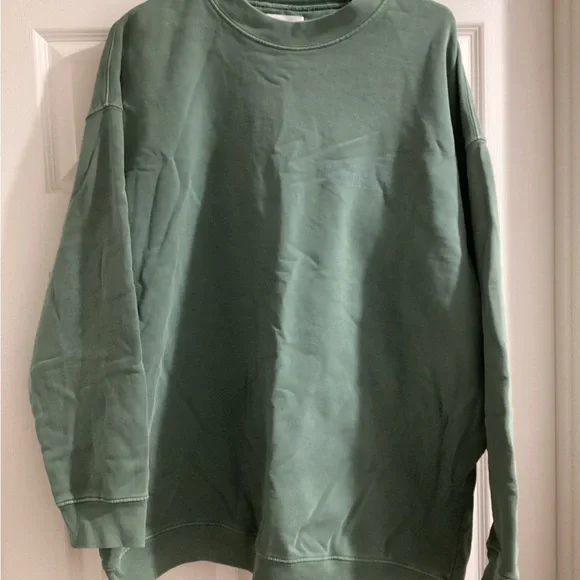 Anine Bing Green Crewneck Sweater - Picture 2 of 6